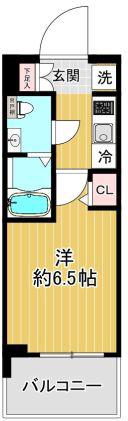 SHOKEN RESIDENCE亀有(1K/9階)の間取り写真
