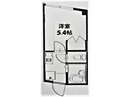 アルカサーノ茅ヶ崎(1K/3階)の間取り写真