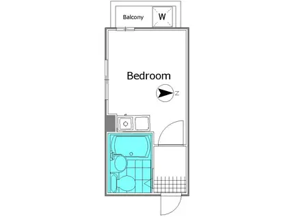 D-Rホームズ西新井(ワンルーム/2階)の間取り写真