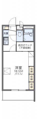 レオパレスAST(1K/2階)の間取り写真