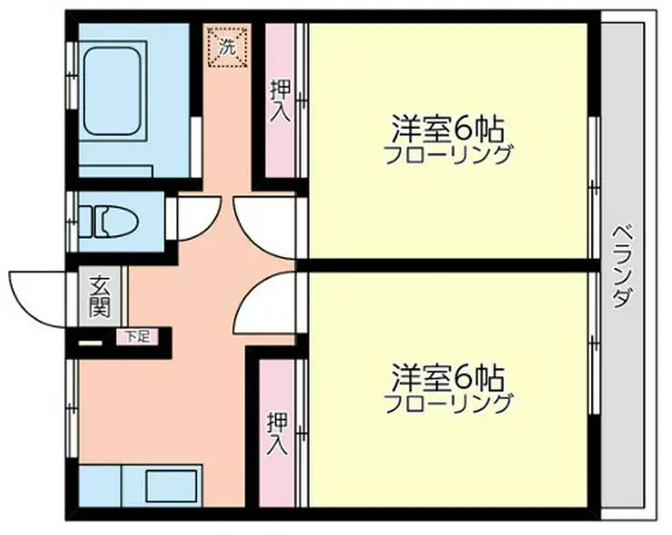 杉田ヴィレッチ 1階階 間取り