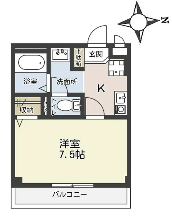 マンション芙蓉 1階階 間取り