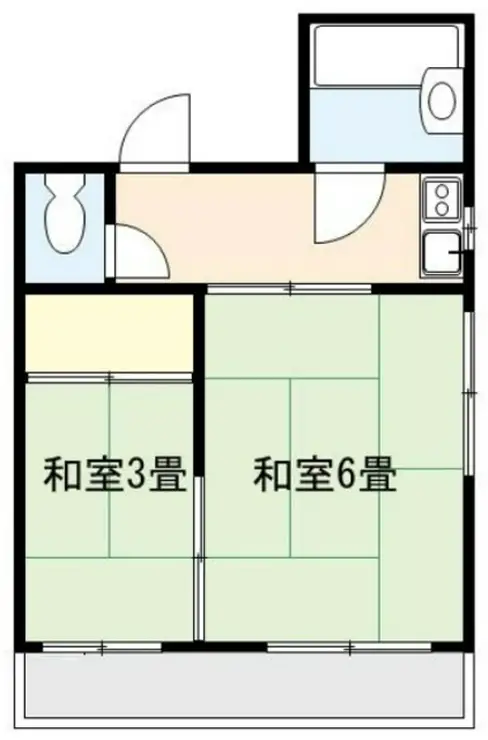 タツミハイツ 3階階 間取り