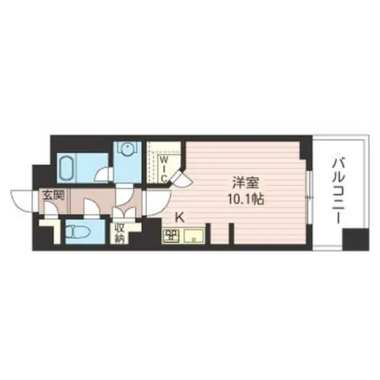 レジデンスシャルマン月島 9階階 間取り