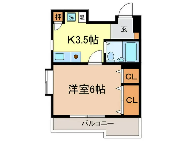 MYフラット宮堀 2階階 間取り