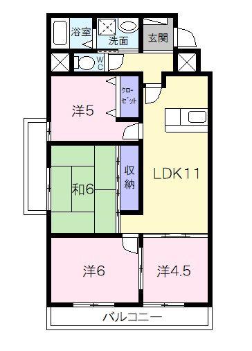 センチュリーハイランド(4LDK/7階)の間取り写真