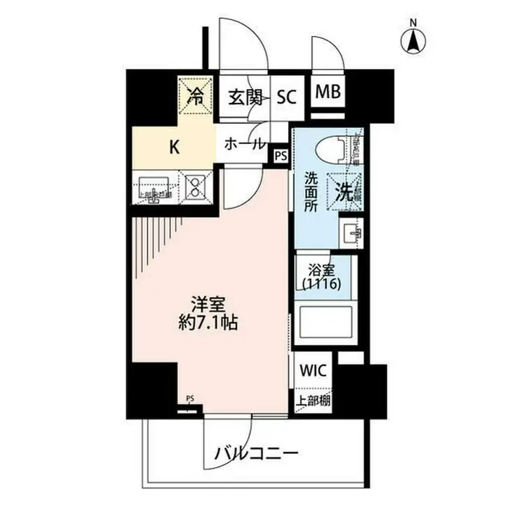 プレール・ドゥーク住吉IV 10階階 間取り