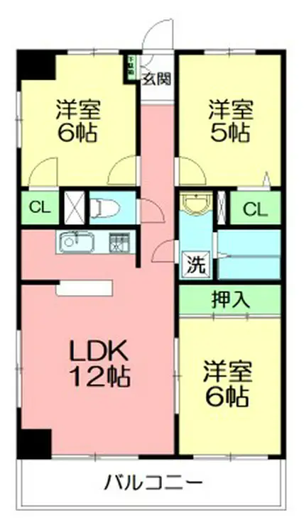 プレエステート長田 4階階 間取り