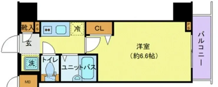 グローバン板橋 4階階 間取り