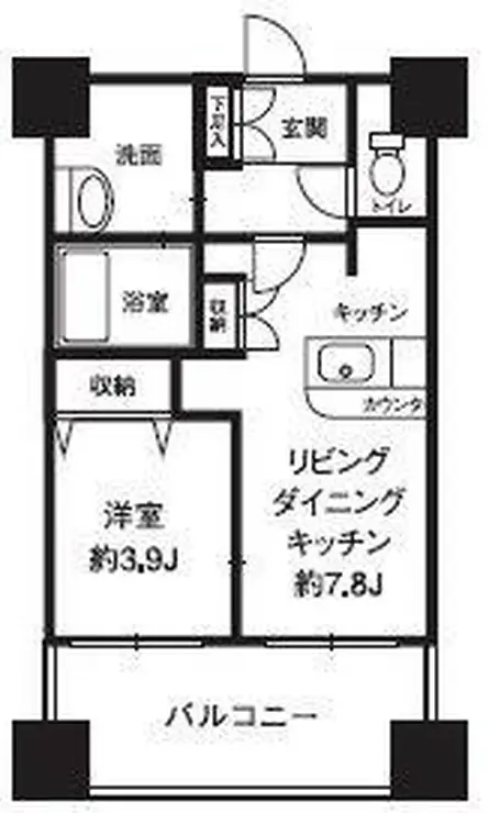 HF西新宿レジデンスWEST 6階階 間取り