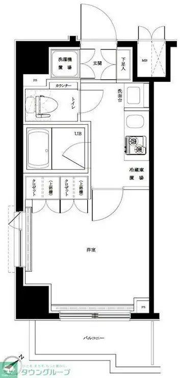 ルーブル横濱反町 6階階 間取り