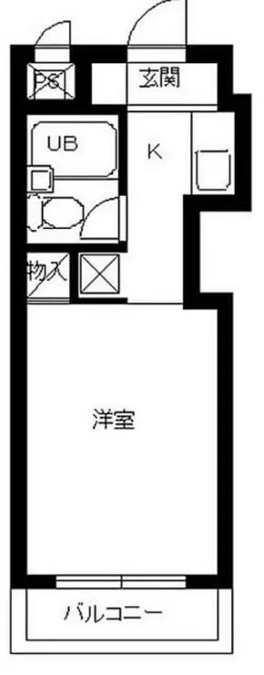 スカイコート西川口 3階階 間取り