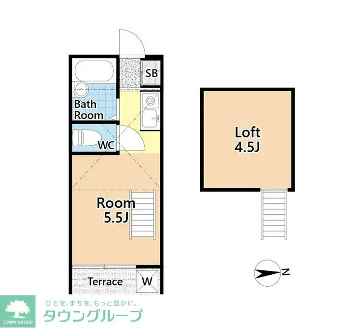 アーバンフラッツ柳沢 1階階 間取り
