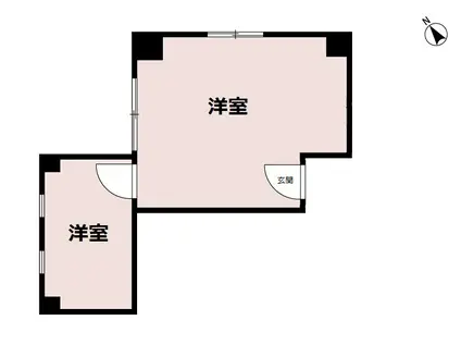 BLUE SKY(ワンルーム/2階)の間取り写真