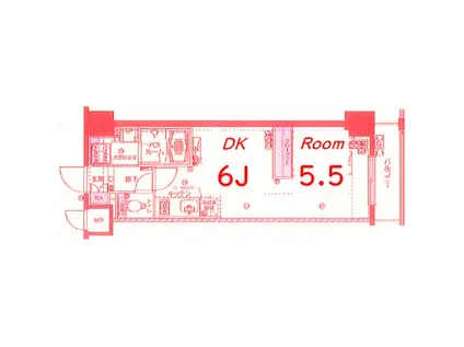 フェニックス新横濱クアトロ(1K/7階)の間取り写真