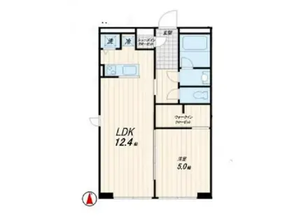 LA DOUCEUR練馬(1LDK/3階)の間取り写真