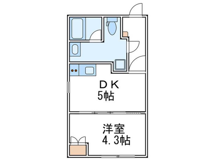 PRIMAL SHIN-KOENJI(1DK/3階)の間取り写真
