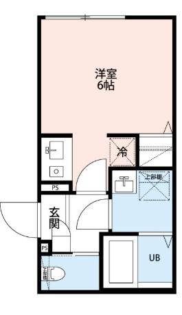 CASA・K 八広(ワンルーム/1階)の間取り写真