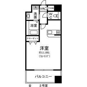 アンナマリー大喜(ワンルーム/7階)の間取り写真