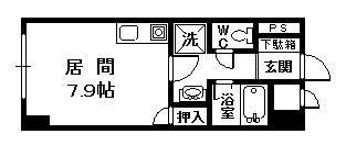 朝日プラザ旭川5条通(ワンルーム/10階)の間取り写真