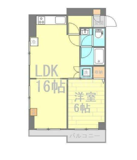 サンシティ5(1LDK/2階)の間取り写真