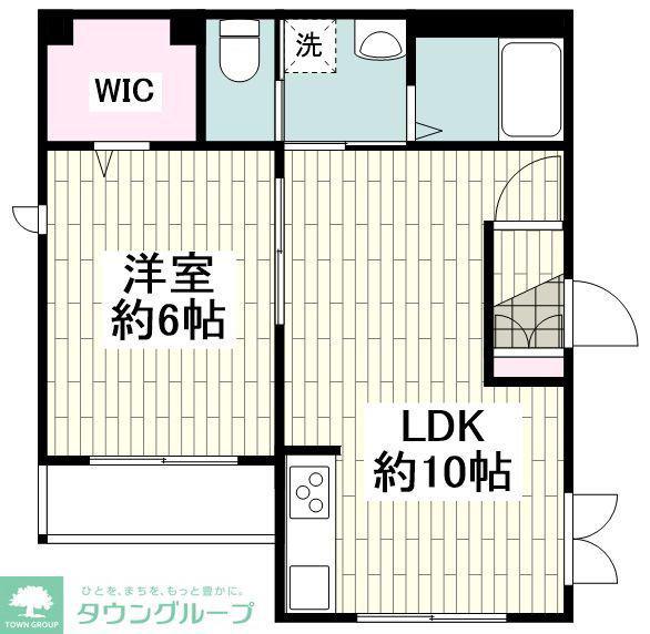ロジール パサージュ 目黒(1LDK/2階)の間取り写真