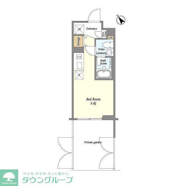 ASTILE西新宿II(ワンルーム/1階)の間取り写真