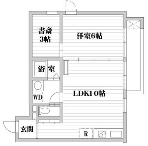 ATRIUM・T(1SLDK/2階)の間取り写真