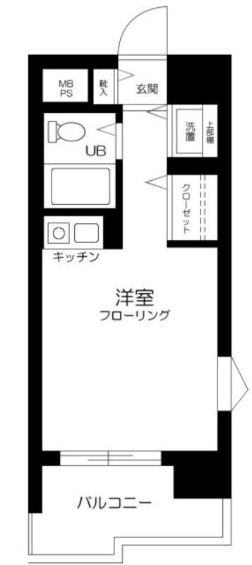 日神パレス平和島(ワンルーム/8階)の間取り写真