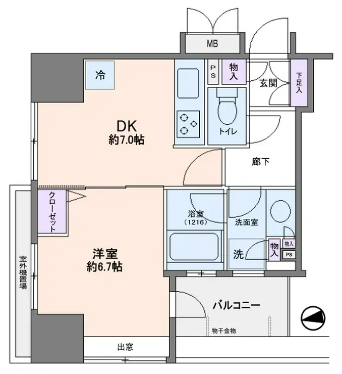 アルシオン浅草国際通り 8階階 間取り