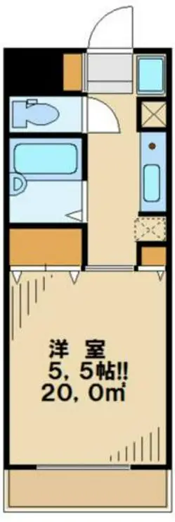 ジュネス桜ヶ丘 5階階 間取り