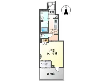 森本2丁目AP(1K/1階)の間取り写真