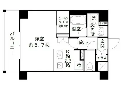 デュオステージ本郷(1K/1階)の間取り写真