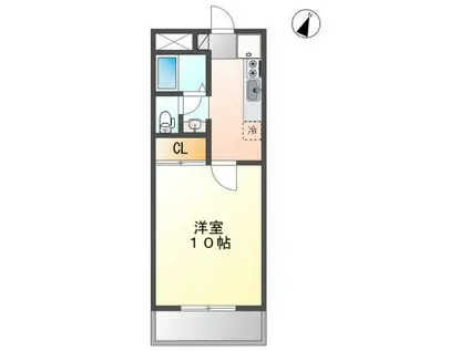 ロイヤルパレス林 I号棟(1K/1階)の間取り写真