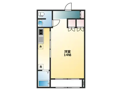 ビラ アタッシュマン(1K/2階)の間取り写真