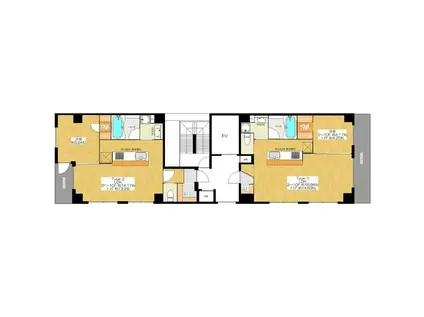 BRAVE天満橋(1LDK/6階)の間取り写真