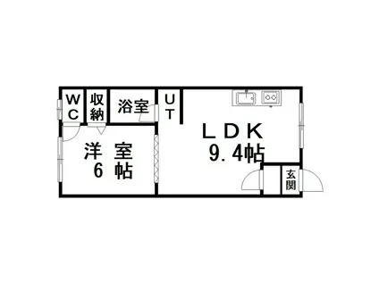 アートライフ西庶路(1LDK/2階)の間取り写真