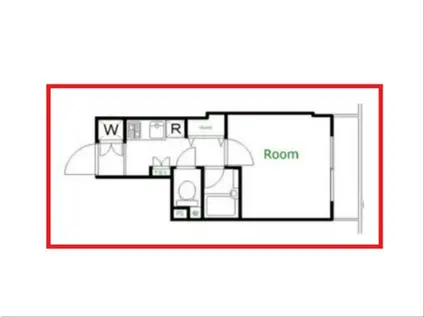 スパシエルクス両国(1K/7階)の間取り写真