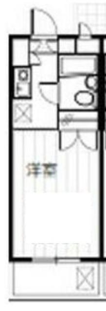 アートイン八王子(1K/5階)の間取り写真