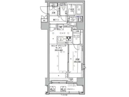 アルテシモ ソロ アルテシモソロ(1LDK/3階)の間取り写真