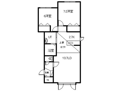  セドナ(2LDK/2階)の間取り写真