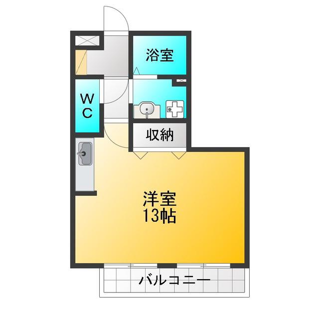 セジュール井草 I II(ワンルーム/1階)の間取り写真