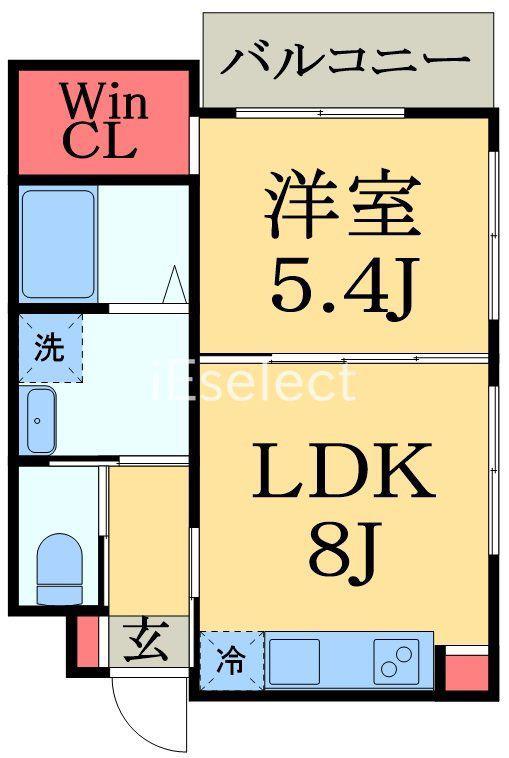 グレーシア山王(1LDK/1階)の間取り写真