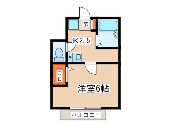 ヤシマ産業ビル(1K/2階)の間取り写真