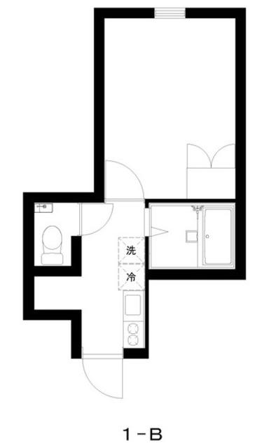 REFORMA中野(1K/1階)の間取り写真