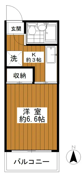 第1シャルム西馬込 1階階 間取り