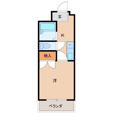 AVANCE61(1K/7階)の間取り写真