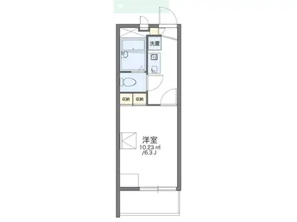 レオパレスMASA 94(1K/3階)の間取り写真