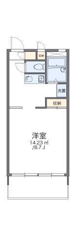 レオパレス吉田(1K/2階)の間取り写真