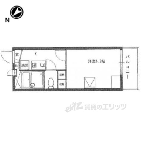レオパレスレスペート(1K/3階)の間取り写真